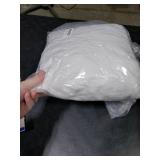 Throw Pillows Insert Set of 2, White 12x12 in Pillow Inserts with 100% Cotton Cover,Bed and Couch Decorative Stuffer Pillows,Indoor Pillows for Sofa