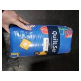 DJY Toddler Nap Mat Blue Car Slumber Bag,Kid Sleeping Mat with Removable Pillow & Minky Blanket,Perfect for Daycare,Preschool,Kindergarten,Travel