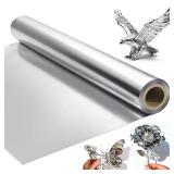 Heavy Duty Aluminum Foil Roll - 0.07MM Extra Thick Craft Metal Sheets for DIY, Repairs & Art Projects, Multipurpose Tin Foil for Art, Gifts & Home DIY Projects, Silver (12 Wide x 20ft Long)