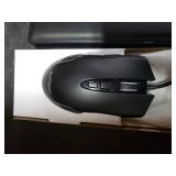 RedThunder K10 Wired Gaming Keyboard and Mouse and Wrist Rest Combo, RGB Backlit, Mechanical Feel Anti-ghosting Keyboard + 7D 7200 DPI Mice+Soft Leather Wrist Rest 3 in 1 PC Gamer Accessories(Black)