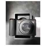 Digital Camera 4K for Photography and Video, 56MP Autofocus Vlogging Camera for YouTube, 3 180° Flip Screen & 16X Digital Zoom, Compact Travel Cameras with 32GB SD Card for Beginners & Adults