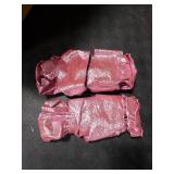 Giegxin 2 Pcs Large Pink Lighted Christmas Bows with Lights for Wreath and Tree Topper, 18x10 Inch Pre Lit Pink Wreath Bow Light up for Christmas Decorations for Front Door Windows Outdoor Indoor