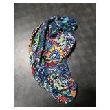 Smiry Printed Office Computer Chair Seat Covers, Stretch Fit Universal Desk Rotating Chair Cover Washable Removable Seat Cushion Protectors - Blue Green