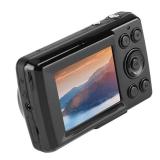 Generic Digital Camera, 16MP 720P 30FPS Portable Small Vlog Camera, 2.4 Mini LCD Screen Digital Video Camera Camcorder Support Memory Card for Kids, Adult, Teens, Beginners(Black)