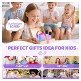 IROO Mini Karaoke Machine for Kids, 2026 TOP Toys Birthday Gifts Ideas for Girls Ages 4, 5, 6, 7, 8, 9, 10, 12+ Years Old, Portable MP3 Player with 2 Wireless Mics for Party