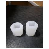 2 Pcs Christmas Gift Box Silicone Mold 3D Gift Box Shaped Candle Mold for Making Aromatherapy Candles Polymer Clay Resin Art Crafts Decoration