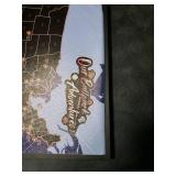 flinelife Baseball Stadium Map Tracker, 12x10, Major Baseball Cities and Teams Checklist Map - Perfect for Baseball Lovers, Couples, and Families Gift