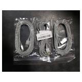 Hoblaze Micro USB Cable 10FT, Android Charger Cord 3Pack Long Nylon Braided Sync and High Speed Charging Cord Compatible with Samsung Galaxy S7 Edge S6, Android & Windows Smartphones and More