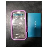 Diaclara Designed for iPhone 16 Case 6.1 Inch,Upgraded [Full Camera Protection] Full Body Rugged Clear Bumper Case with Built-in Privacy Screen Protector for iPhone 16,Pink