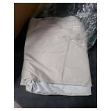 Curtains 96 Inches Long 1 Panel Set,Black Out Linen Track System Pleated Back Tab Room Darkening Blackout Insulated Thermal Curtains Drapes 96 Inch Length for Sliding Glass Door Living Room,8FT,Cream