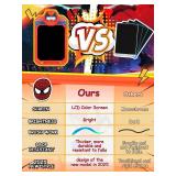 BUKEBU LCD Writing Tablet Doodle Board 10 Inch, Colorful Drawing Pad, Electronic Drawing Tablet, Drawing Pads,Travel Gifts for Kids Ages 3 4 5 6 7 8 Year Old Girls Boys (Alien Warrior)