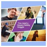 Super More Anti-Fog Protective Safety Goggles Clear Lens Wide-Vision Adjustable Chemical Splash Eye Protection Soft Lightweight Eyewear