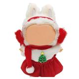 Doll Outfit Clothes Set for 17cm Dolls, Cute Dolls Accessories, Premium Fashion Hat Overalls Sweater Bag Dress Jumpsuit, Christmas Set, NO Doll.(Christmas C6)