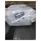 Superio Storage Bins with Lids- 2 Pack, 7.4 Qt Clear Boxes for Organizing, Stackable Plastic Containers- BPA Free, Non-Toxic, Odor Free, Organizer for Home, Office, Dorm