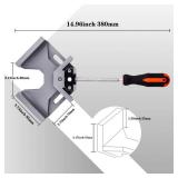 WYQYQ 4pcs Corner Clamp - Right Angle 90 Degree Wood Clamps For Woodworking, With Adjustable Swing Jaw Aluminum Alloy Frame, For Welding, DIY Woodworking