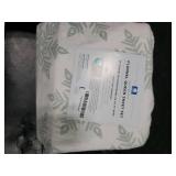 Great Bay Home Flannel Sheet Set Queen Size - 100% Turkish Cotton, Double-Brushed, Lodge-Printed Bed Sheets - Ultra-Soft, Cozy, 4-Piece Bedding Set (Snowflake- Simple White)