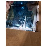 20 Pack Foil Curtain Backdrop Blue Metallic Tinsel Foil Fringe Curtains Photo Booth Props for Birthday Wedding Engagement Baby Shower Bachelorette Christmas Holiday Celebration Party Decorations