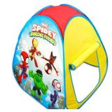 Spidey and Friends Pop Up Tent for Kids - Bundle with Marvel Play Tent for Boys and Girls Plus Stickers, More | Spidey and His Amazing Friends Tent for Kids, Toddlers