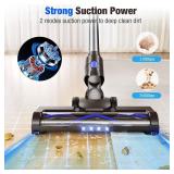 AIRDIYA Cordless Vacuum Cleaner, Upgraded 40Kpa Stick Vacuum Cleaners for Home, 8 in 1 Lightweight with Self-Standing, 1.5L Dust Cup & Anti-tangle, Rechargeable Vacuum for Hard Floors Carpets Pet Hair