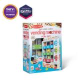 Melissa & Doug Sort-Stock-Select Wooden Vending Machine Toy with Play Food, Mini Vending Machine Toys & Play Money, Preschool Toys for Kids Ages 3+