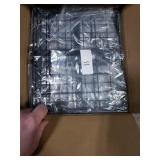 NADAMOO Freezer Organizer Bins, 2 Packs Large Expandable Stackable Chest Freezer Containers with Handle, Metal Adjustable Storage Baskets for Fridge, Deep Freezer, Cabinet, Kitchen, Pantry - Black