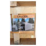 SDLC1220 - SDLANCH High-End Steel Carport 12x20ft - Unused