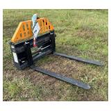 (PFA-11-3300G) Wolverine - Skid Steer Hydraulic Pallet Fork -Unused