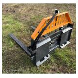 (PFA-11-3300G) Wolverine - Skid Steer Hydraulic Pallet Fork -Unused