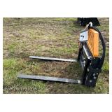 (PFA-11-3300G) Wolverine - Skid Steer Hydraulic Pallet Fork -Unused