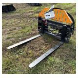 (PFA-11-3300G) Wolverine - Skid Steer Hydraulic Pallet Fork -Unused