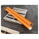 (EX-66-84L) Wolverine - 8ft Pallet Fork Extensions - Unused
