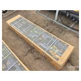 [W](LHR-MS0806) LandHonor - 8ft x 6ft Galvanized Apex Roof Metal Shed