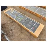 [W](LHR-MS0806) LandHonor - 8ft x 6ft Galvanized Apex Roof Metal Shed