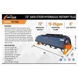 (RT-72W) Arteer - 72\" Skid Steer Hydraulic Rotary Tiller - Unused