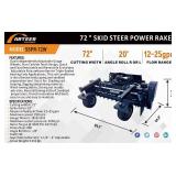 (SSPR-72W) Arteer - 72in Skid Steer Power Rake - Unused