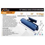 (ASSB-72W) Arteer - 72in Angle Skid Steer Broom - Unused