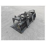 (RGB-84W) Arteer - 84in Rock Skid Steer Grapple Bucket