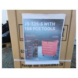 [W] - Tool Trolley Drawers, 188-piece tool set - Unused