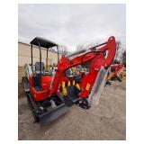 (ZJZ-12) ZJZ - Orange, Mini Excavator - Unused