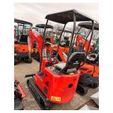 (ZJZ-12) ZJZ - Orange, Mini Excavator - Unused