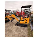 (ZJZ-12) ZJZ - Yellow, Mini Excavator - Unused