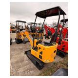 (ZJZ-12) ZJZ - Yellow, Mini Excavator - Unused