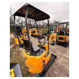 (ZJZ-12) ZJZ - Yellow, Mini Excavator - Unused