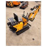 (ZJZ-08) ZJZ - Yellow, Mini Excavator - Unused