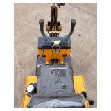 (ZJZ-08) ZJZ - Yellow, Mini Excavator - Unused