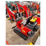 (ZJZ-08) ZJZ - Orange, Mini Excavator - Unused