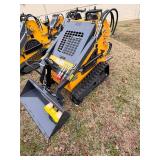 (ZJZ-380) ZJZ - Yellow, Mini Skid Steer Loader - Unused