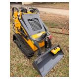 (ZJZ-380) ZJZ - Yellow, Mini Skid Steer Loader - Unused