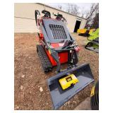 (ZJZ-380) ZJZ - Yellow, Mini Skid Steer Loader - Unused