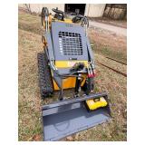 (ZJZ-380) ZJZ - Yellow, Mini Skid Steer Loader - Unused